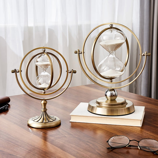 Nordic Creative Retro Metal Hourglass Timer - Orchid Unique