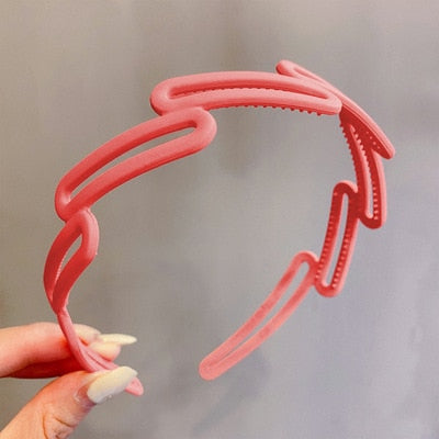 Wavy Hair Band - Orchid Unique