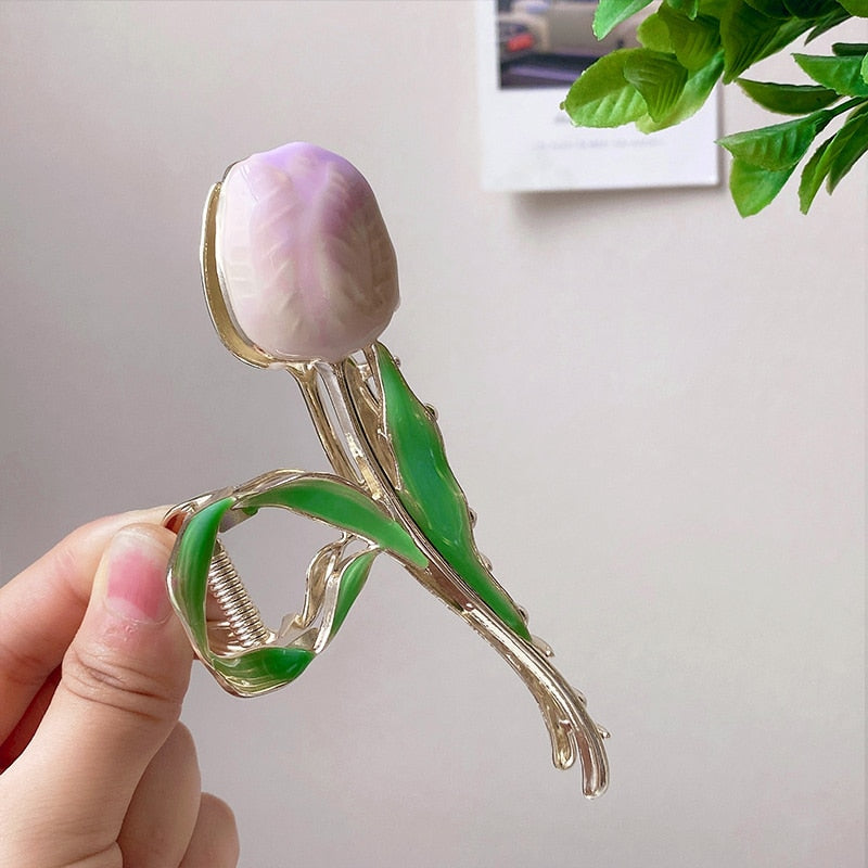 Trendy Sweet Hair Claws - Orchid Unique