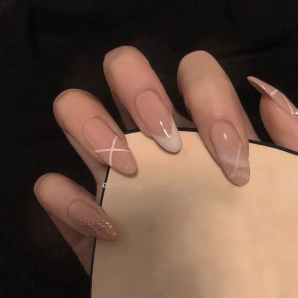 Charming Detachable Finished Fingernails - Orchid Unique