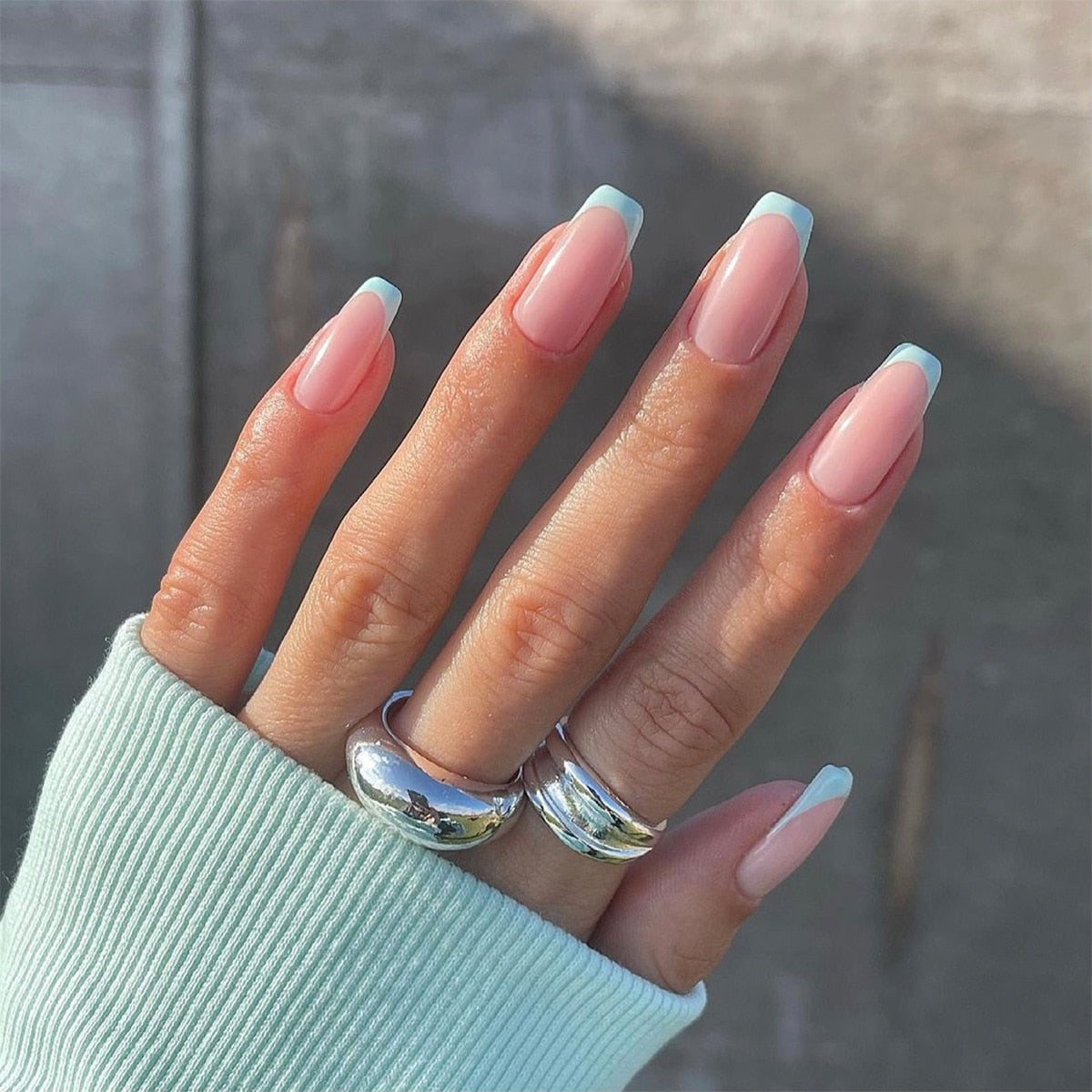 Charming Detachable Finished Fingernails - Orchid Unique