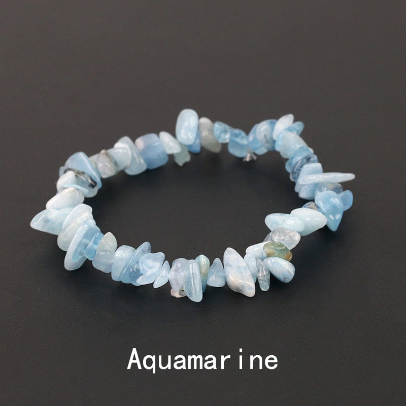 Irregular Energy Stone Bracelet - Orchid Unique