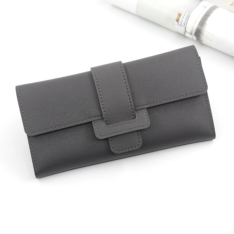 Long Hasp Fold-over Wallet - Orchid Unique