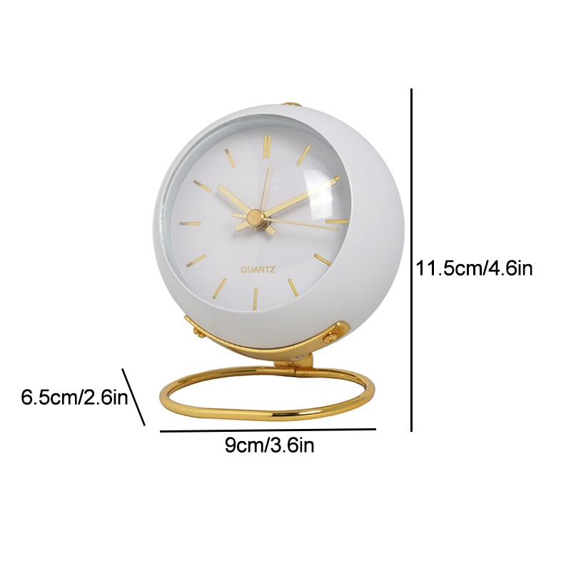 Vintage Desk Clock - Orchid Unique