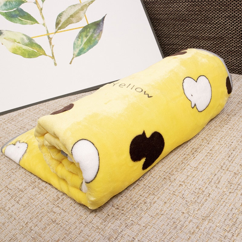 Soft flannel dogs and cats blanket - Orchid Unique