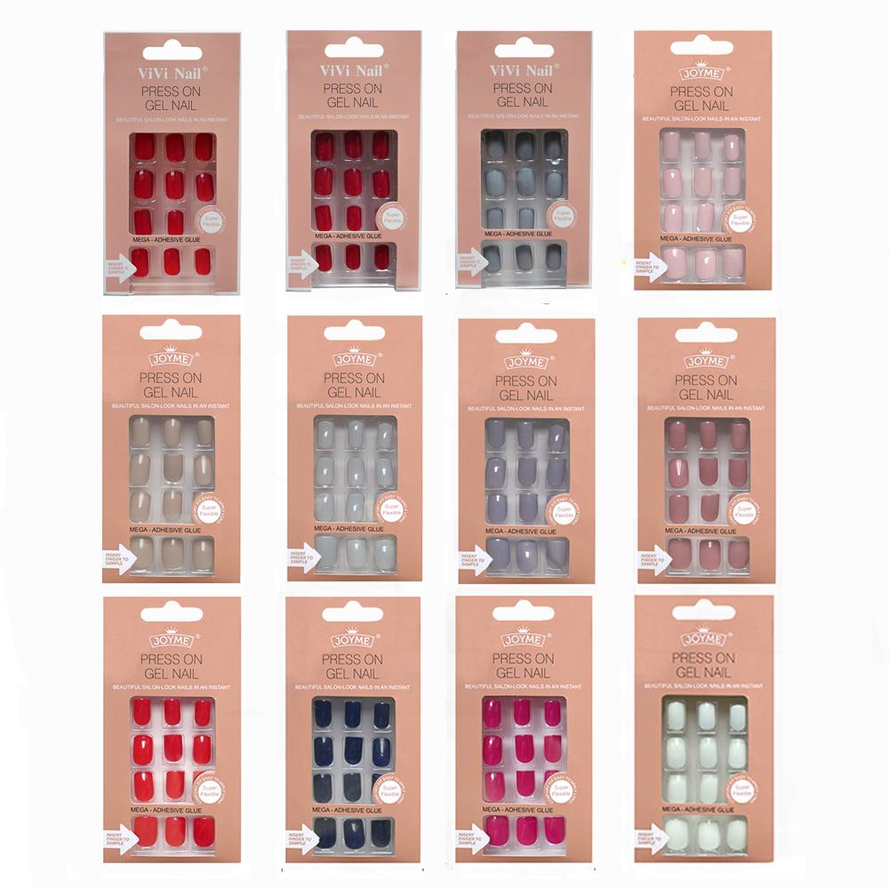 Nails Art Fake Nail Tips - Orchid Unique