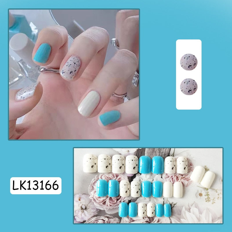 Cute Wearable Press On Nail Art - Orchid Unique