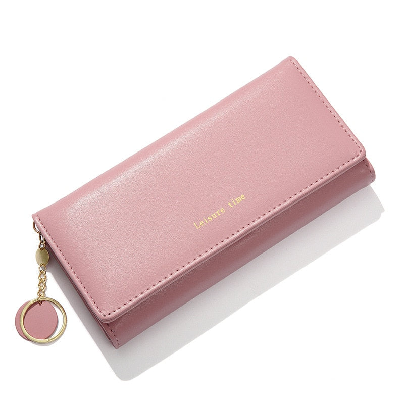 Leather Luxury Wallet - Orchid Unique