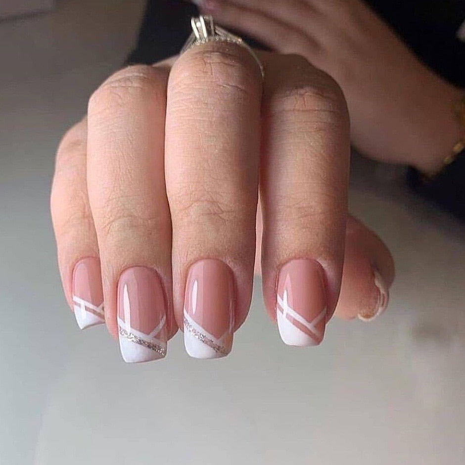 Full Cover False Nail Tips - Orchid Unique