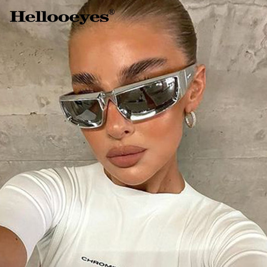 Y2K Sports Punk Sunglasses - Orchid Unique