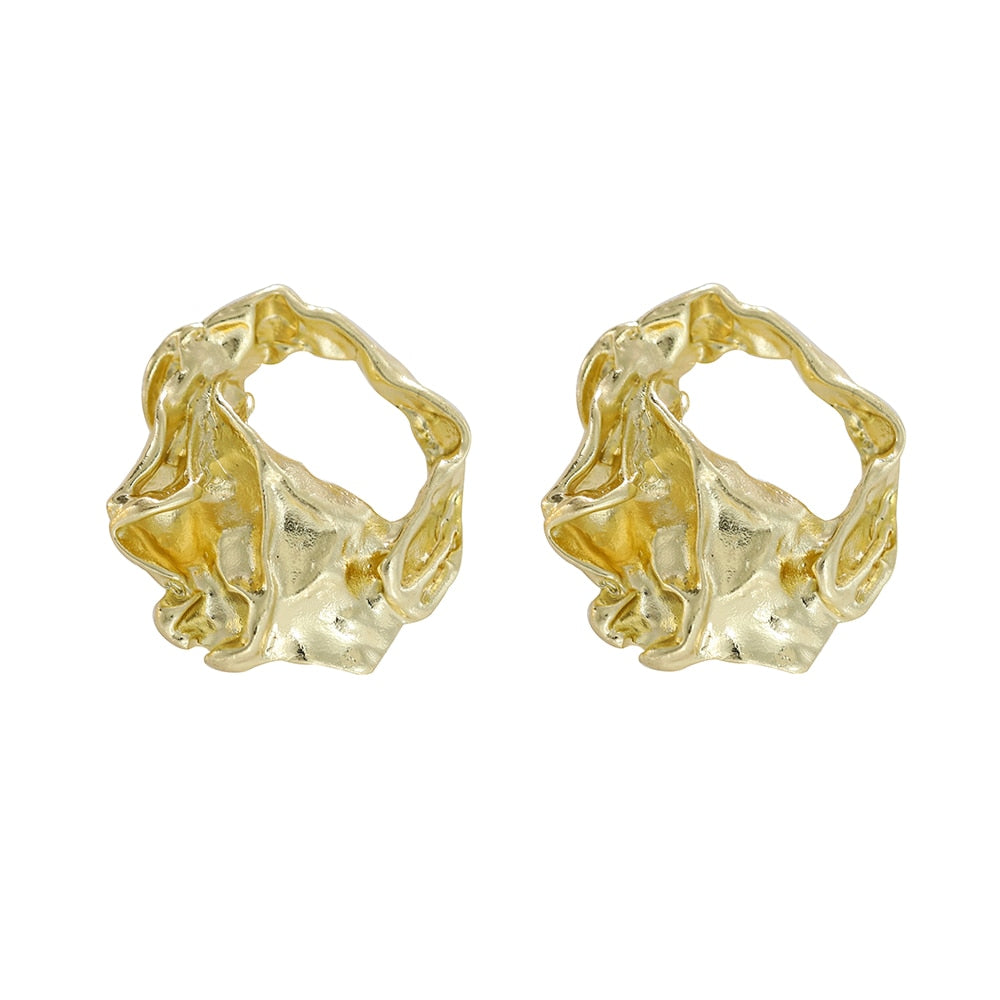 Trendy Attractive Big Earrings - Orchid Unique