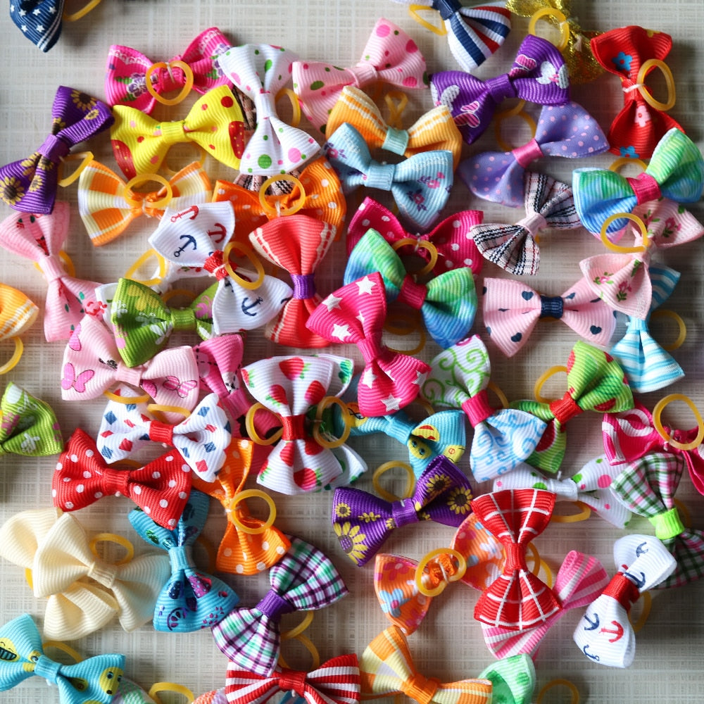 Dog Grooming Bows - Orchid Unique