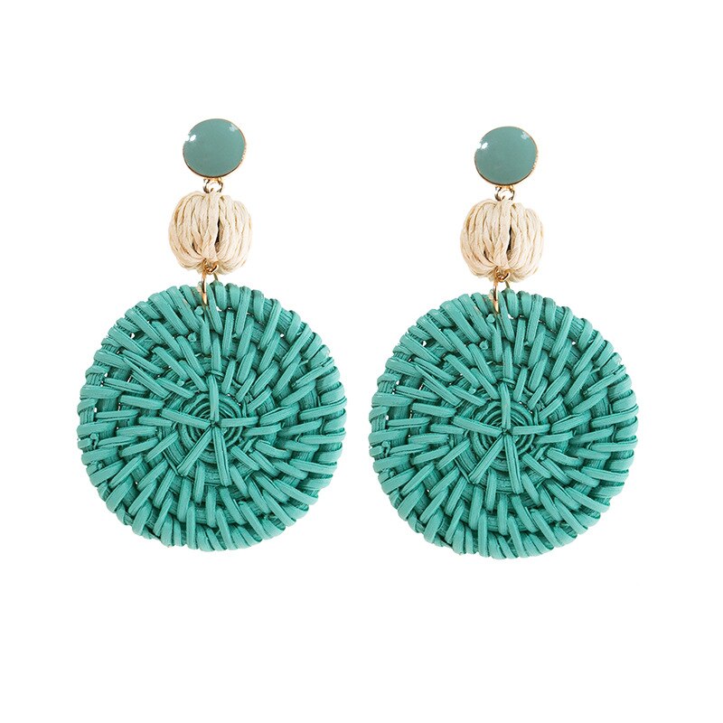 Fashion Handmade Tassel Pendant Earrings - Orchid Unique