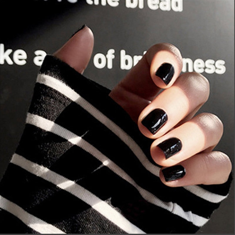 Light Color Solid Fake Nails - Orchid Unique