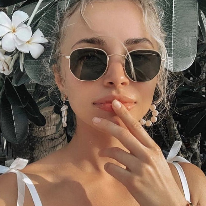 Hexagon Sunglasses - Orchid Unique