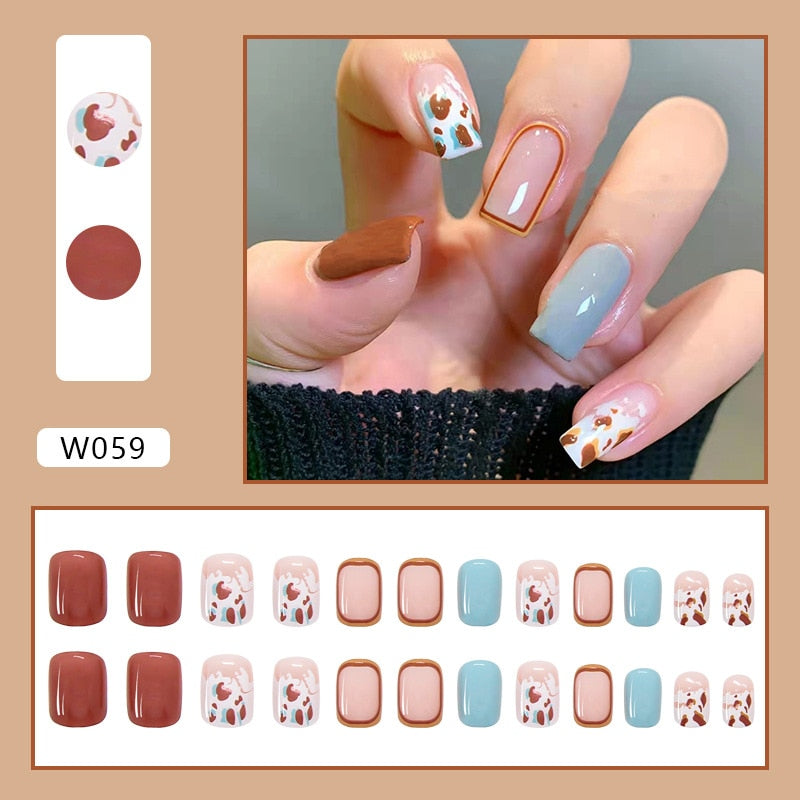 Manicure Wearable False Nails Art Decoration - Orchid Unique