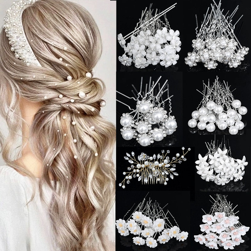 Elegant Crystal Wedding Hair Combs - Orchid Unique