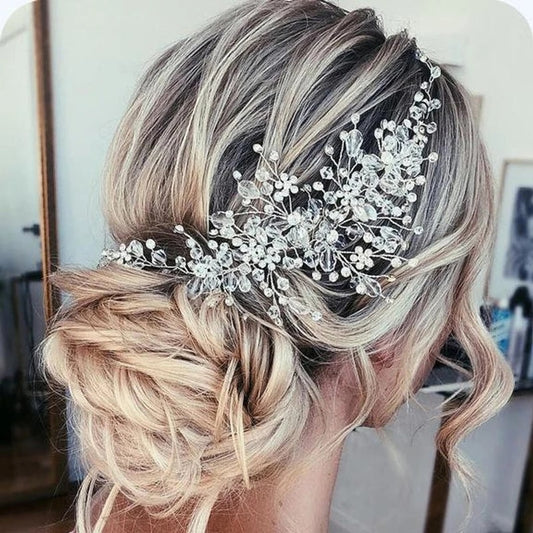 Handmade Bridal Headband - Orchid Unique