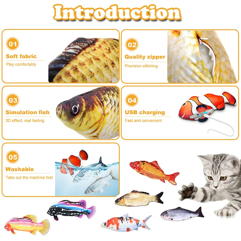 Toy Fish for Cats - Orchid Unique