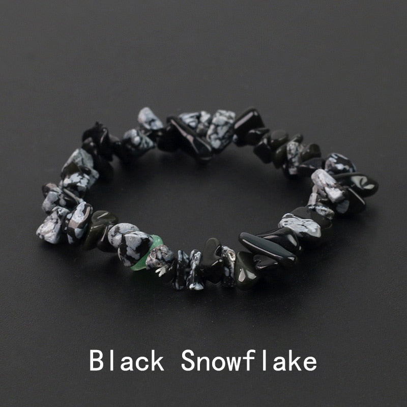 Irregular Energy Stone Bracelet - Orchid Unique