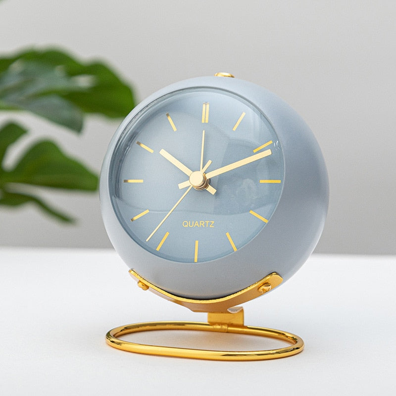 Vintage Desk Clock - Orchid Unique