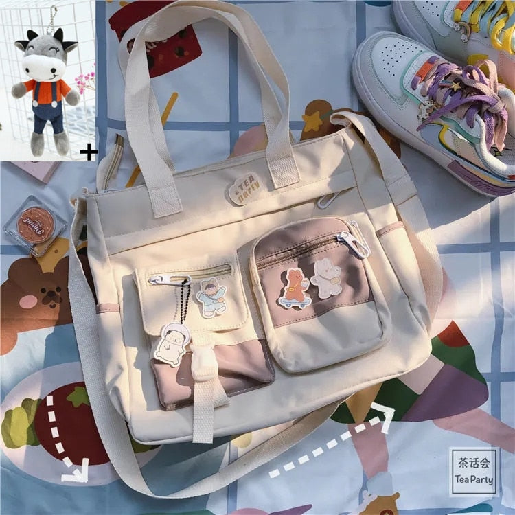Waterproof Canvas Handbags - Orchid Unique