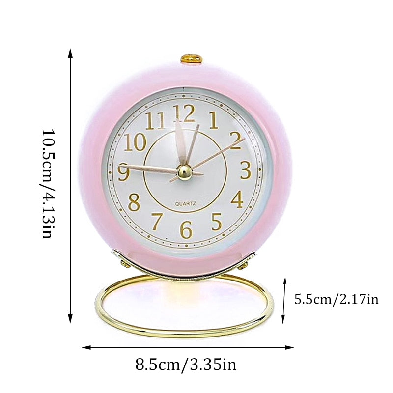 Vintage Desk Clock - Orchid Unique