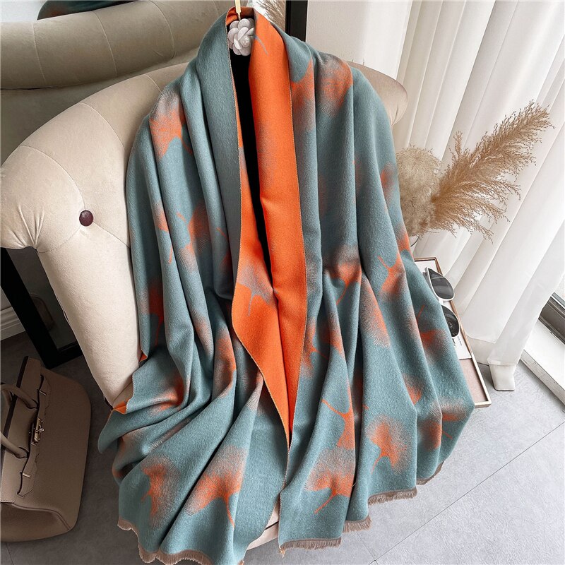2023 Cashmere Winter Scarf for Women Luxury - Orchid Unique