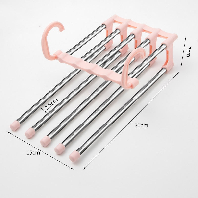 5 in 1 Magic Trouser Rack Hangers - Orchid Unique