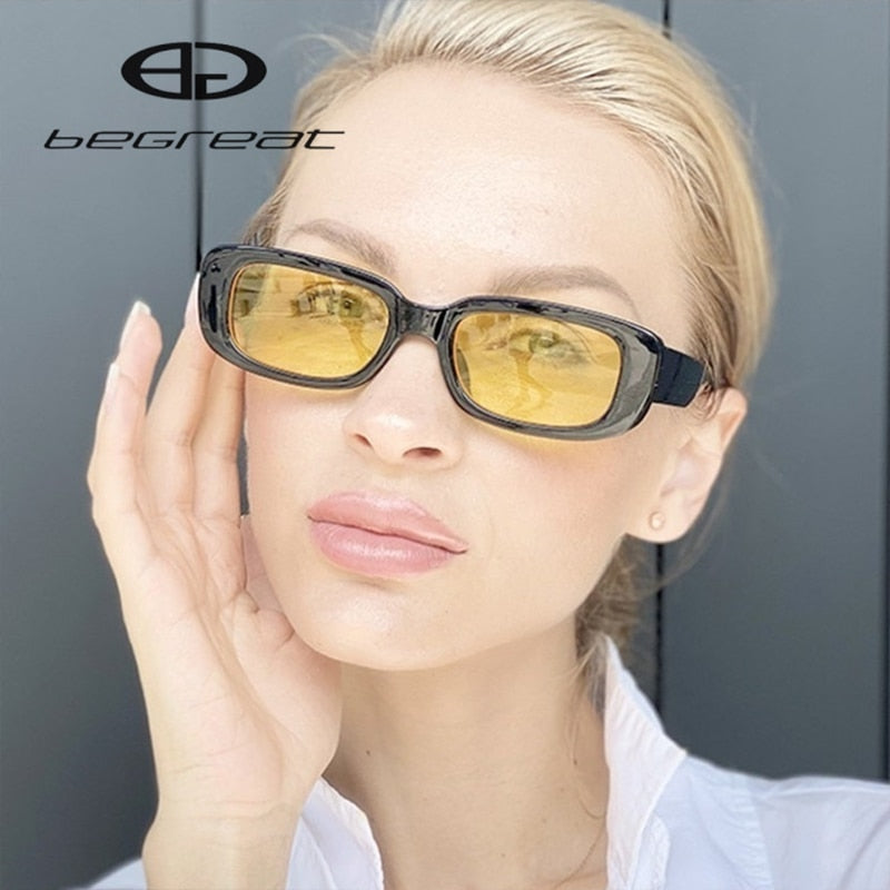 Retro Square Sunglasses - Orchid Unique