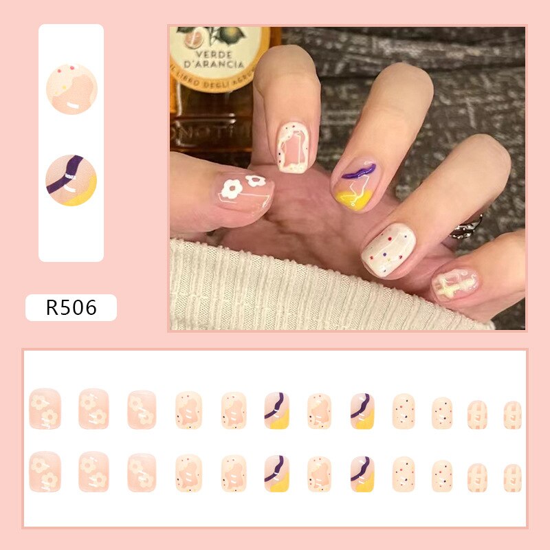Full Cover Acrylic Nails - Orchid Unique