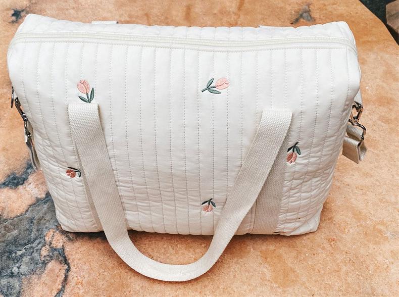 Cute Bear and Flower HandBag - Orchid Unique