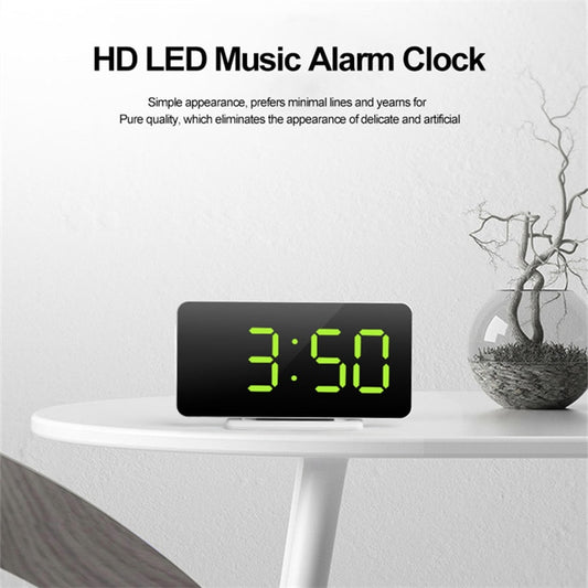 Mirror Table Clock Digital USB - Orchid Unique