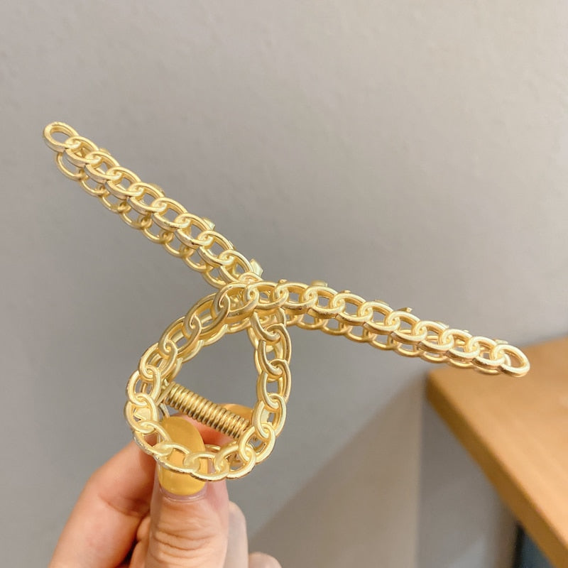Pearl Hair Claw Set Clip - Orchid Unique