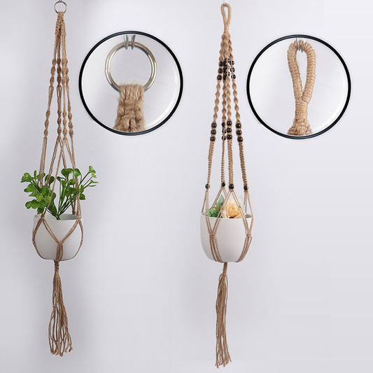 Handmade Macrame Plant Pot Hanger - Orchid Unique