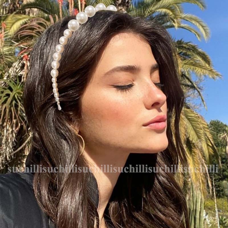New Full Pearls Hair Bands - Orchid Unique