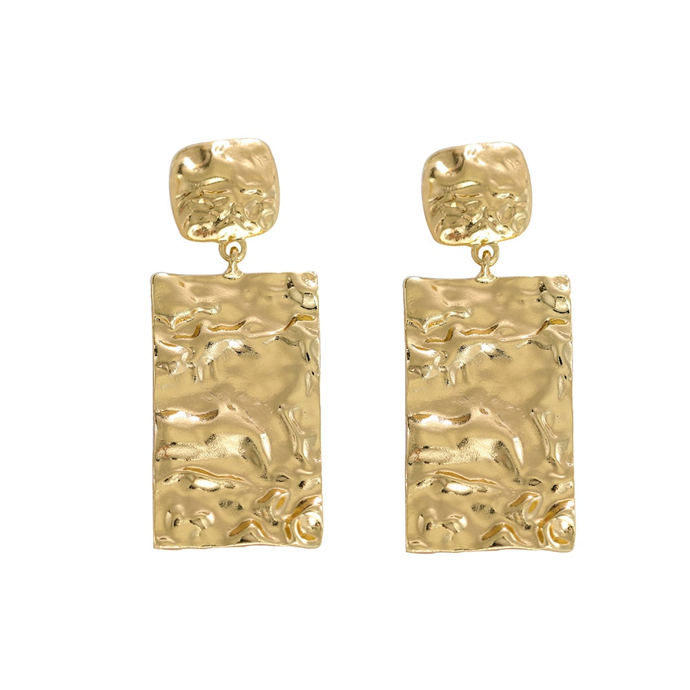 Trendy Attractive Big Earrings - Orchid Unique