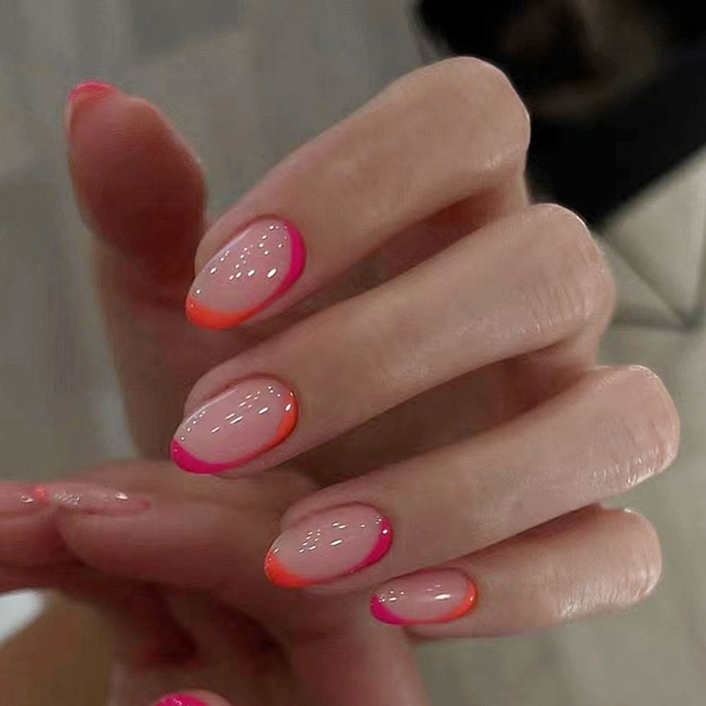 Cloud Pattern Design False Nails - Orchid Unique