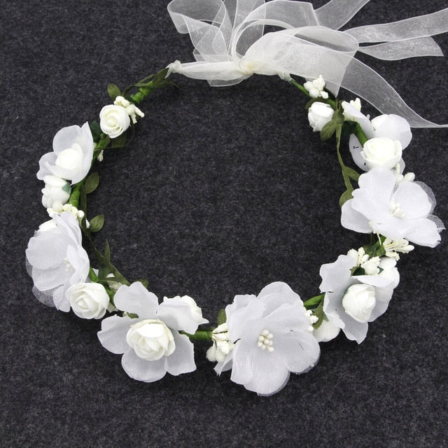 Spring Bohemian Pearl Crowns - Orchid Unique