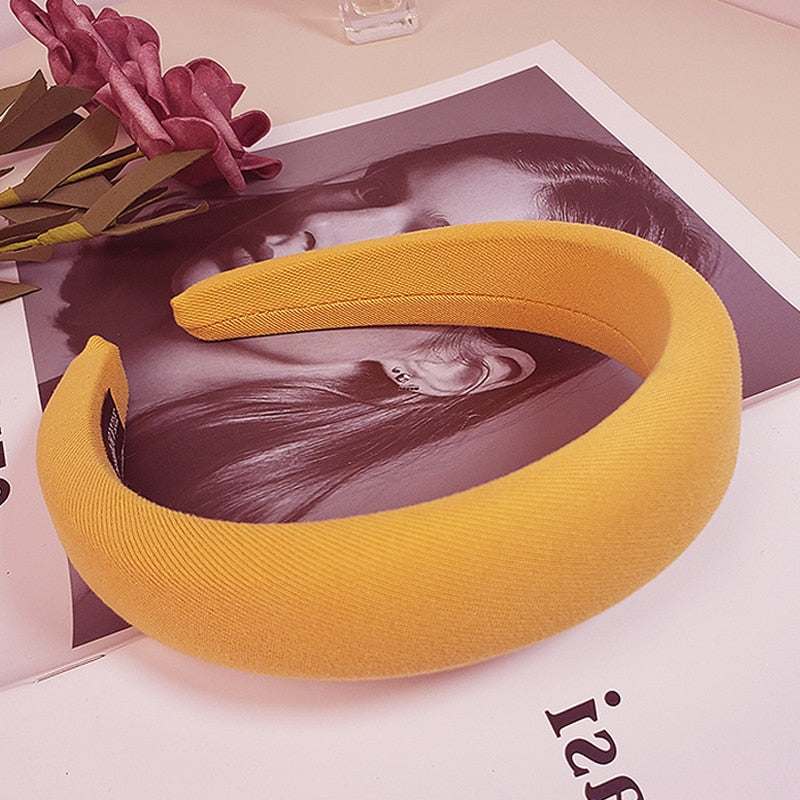 Vintage Soft Elastic Headband - Orchid Unique