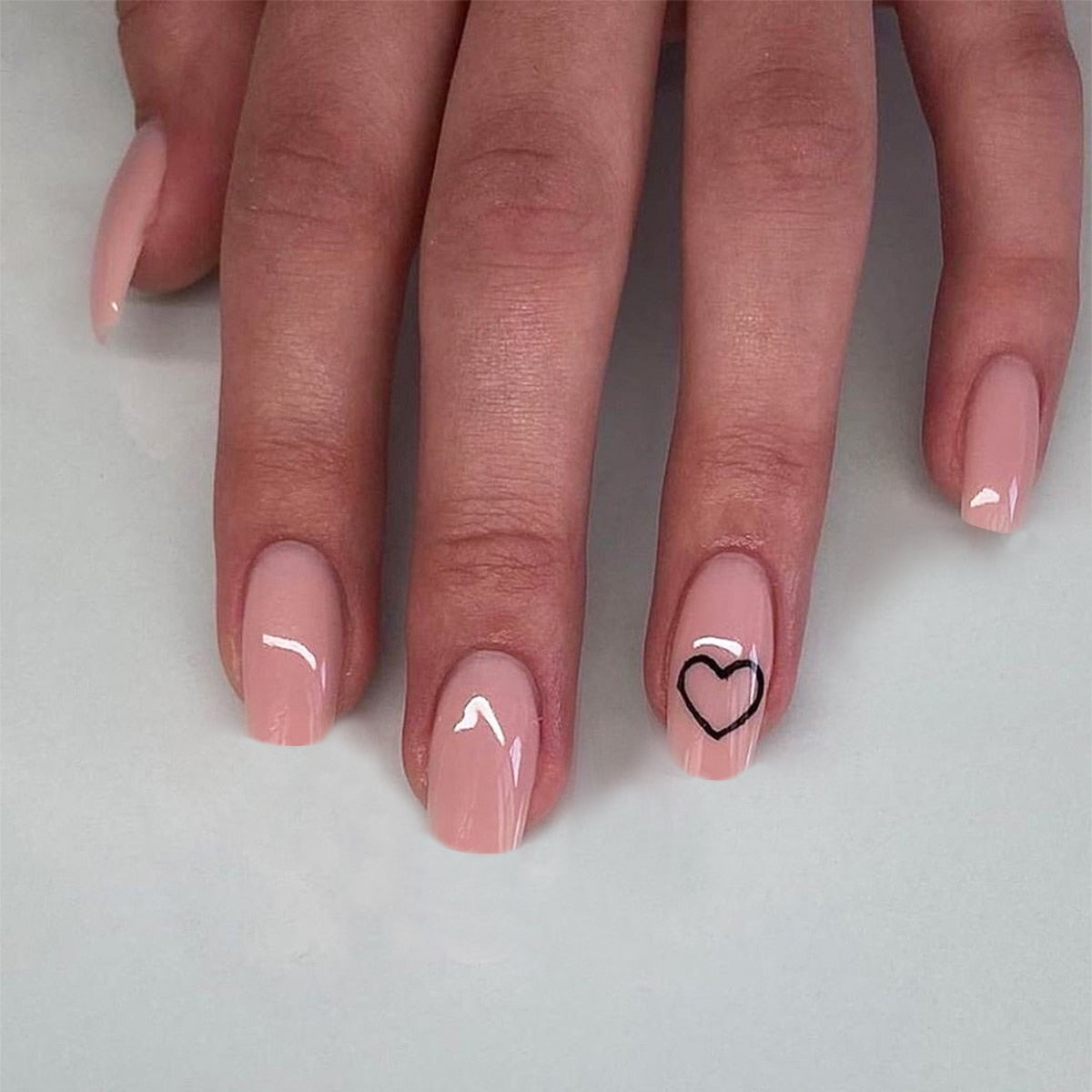 Charming Detachable Finished Fingernails - Orchid Unique
