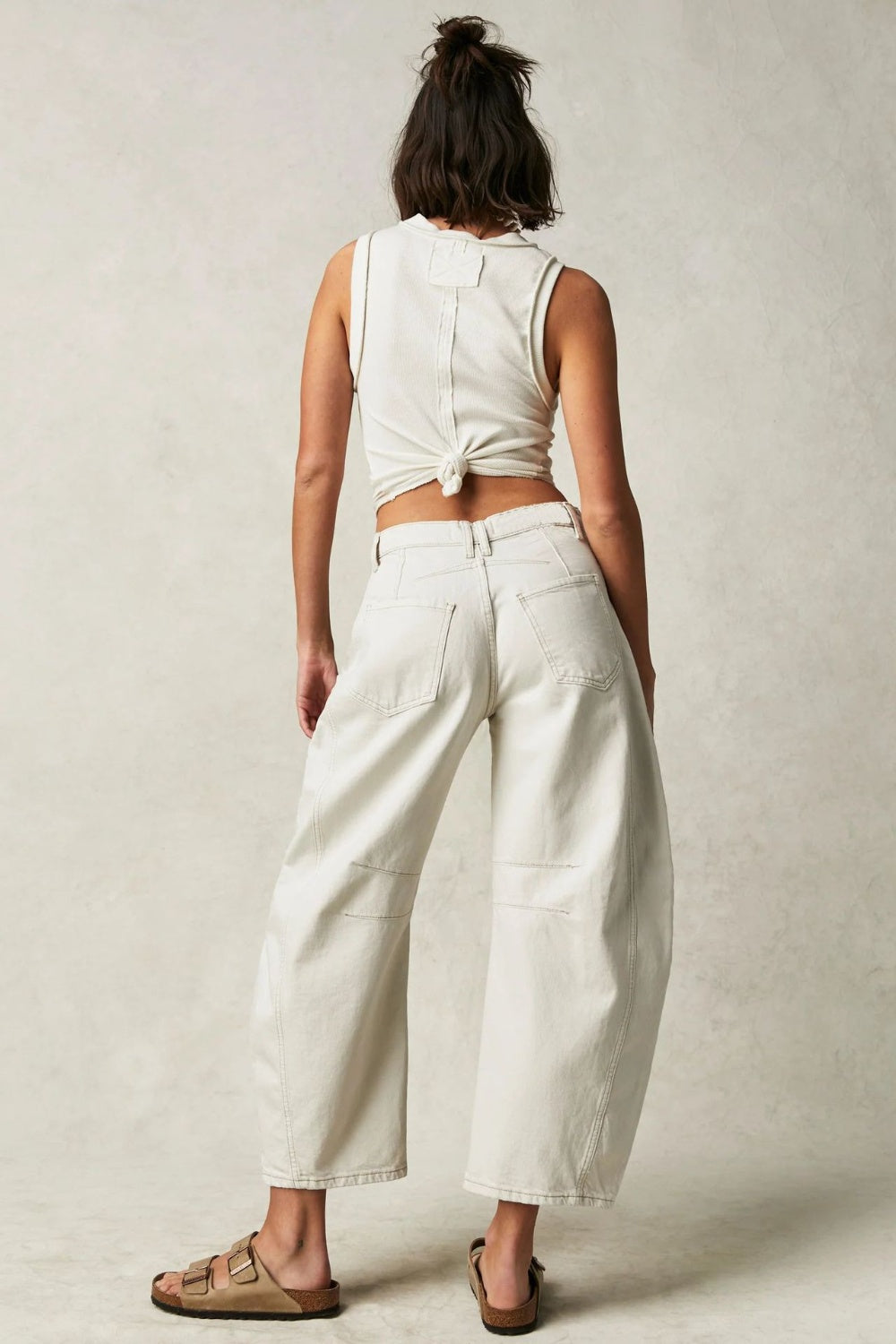 Wide Leg Jeans with Pockets Orchid Unique 