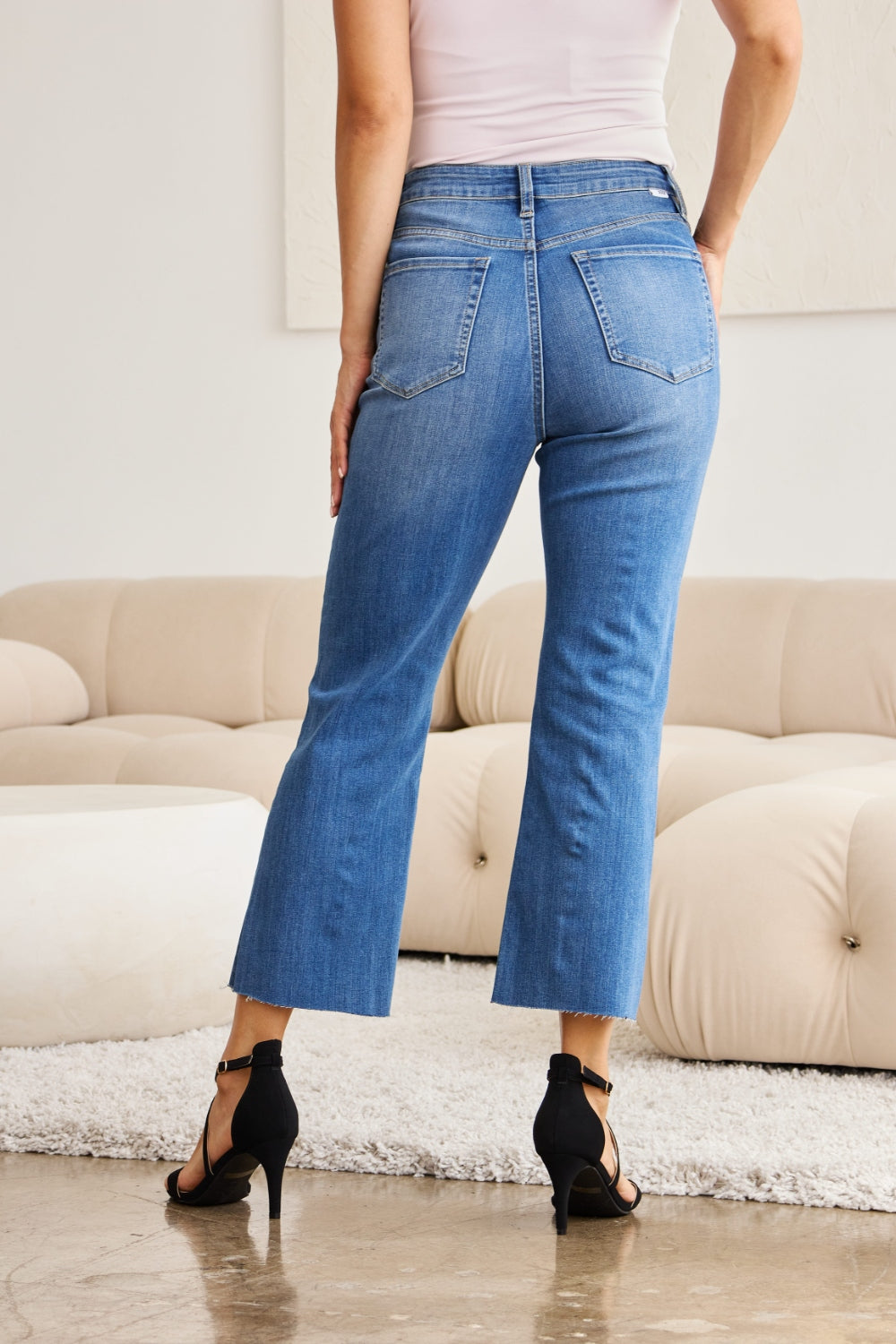 RFM Mini Mia Full Size Tummy Control High Waist Jeans Orchid Unique 