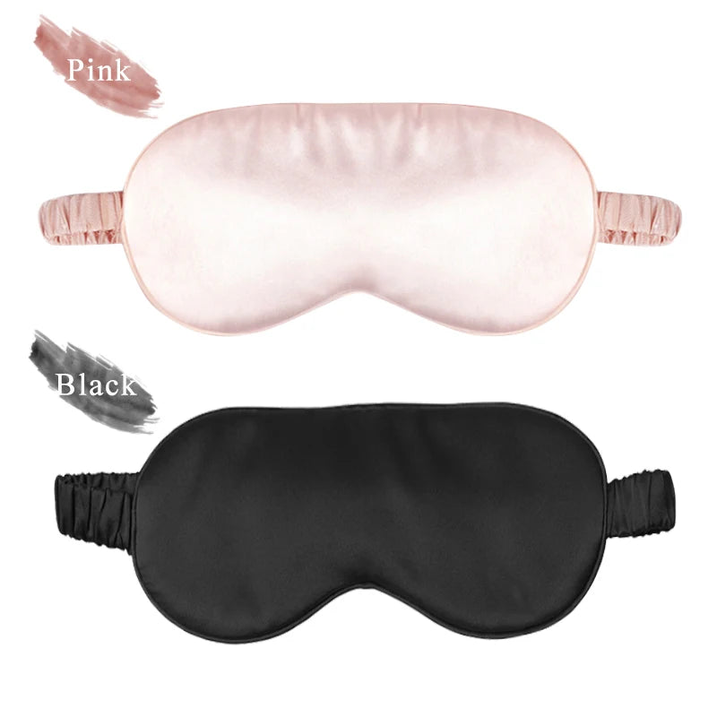 Luxury 100% Mulberry Silk Sleep Mask – Ultra-Soft Eye Shade for Deep Sleep