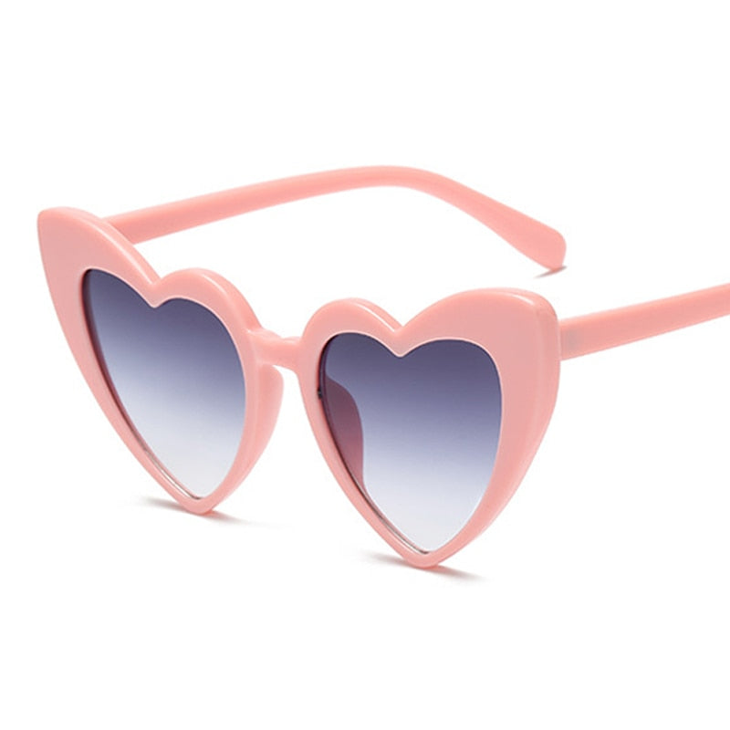 Pink Heart Brand Chic Sunglasses Orchid Unique 