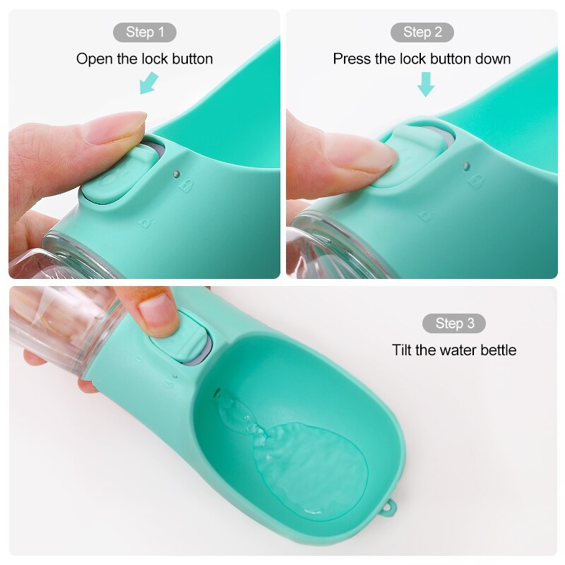 Pet Water Cups Pets Travel Water Bottle Convenient Dogs Drinkers Cats Feeding Bottles Outdoor Cat Drinking Bowl Dog Supplies - Orchid Unique  Orchid Unique 