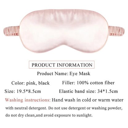 Luxury 100% Mulberry Silk Sleep Mask – Ultra-Soft Eye Shade for Deep Sleep