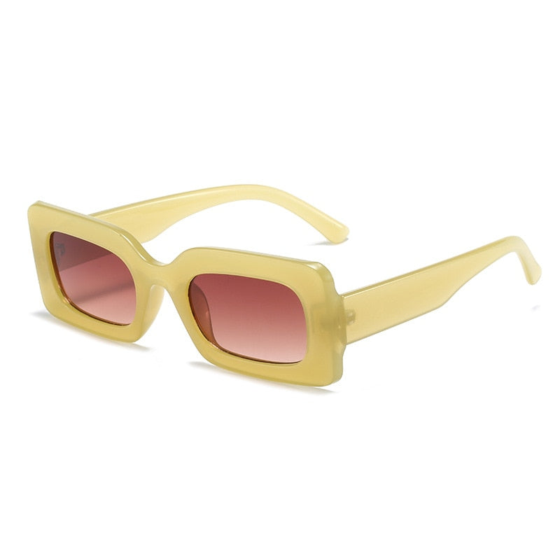 Vintage-inspired rectangle sunglasses Orchid Unique 