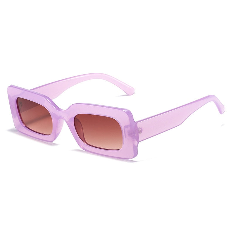 Vintage-inspired rectangle sunglasses Orchid Unique 