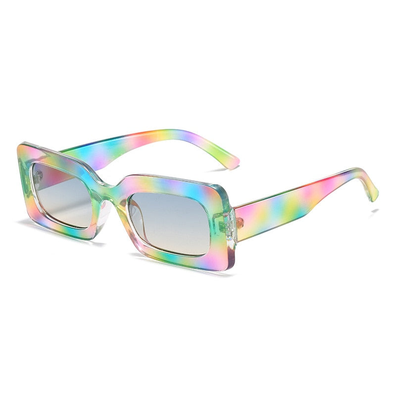 Vintage-inspired rectangle sunglasses Orchid Unique 